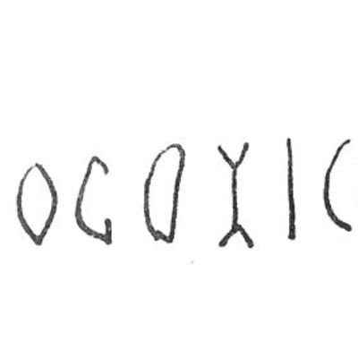 inscription of siglum SIJ 185