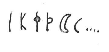 inscription of siglum SIJ 197