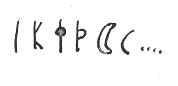 inscription of siglum SIJ 197