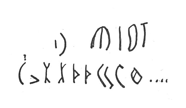 inscription of siglum SIJ 201