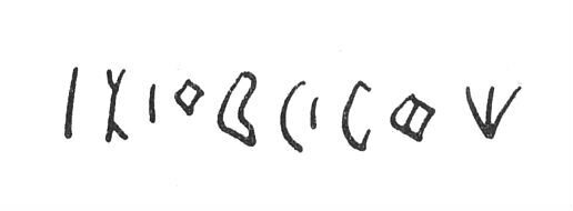 inscription of siglum SIJ 203