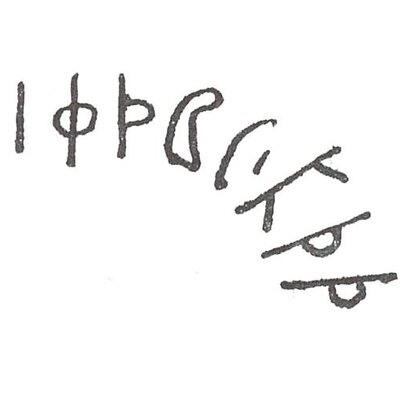 inscription of siglum SIJ 22