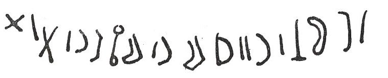 inscription of siglum SIJ 224.1