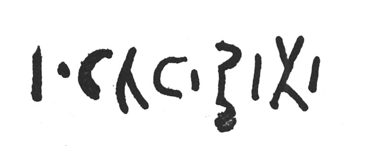 inscription of siglum SIJ 25