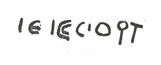 inscription of siglum SIJ 268