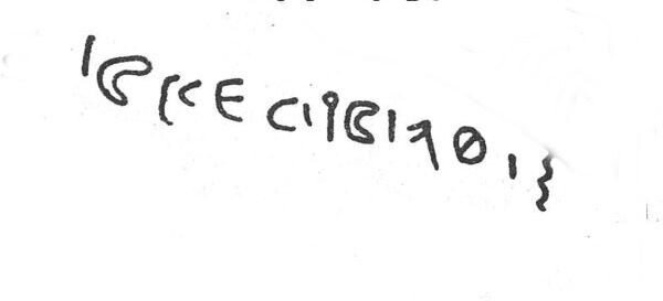 inscription of siglum SIJ 286