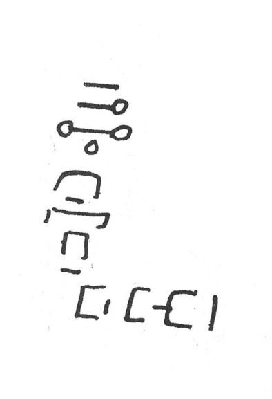 inscription of siglum SIJ 339