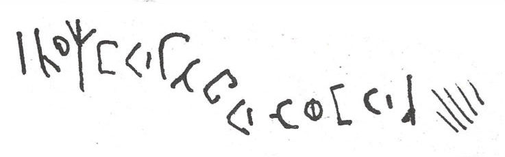 inscription of siglum SIJ 347