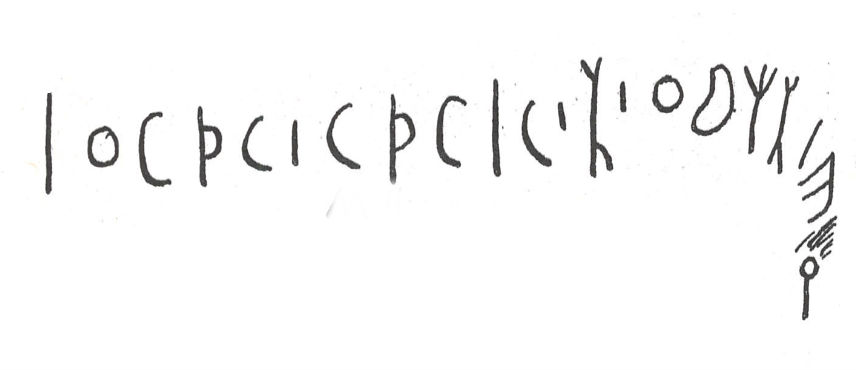 inscription of siglum SIJ 348