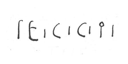 inscription of siglum SIJ 371