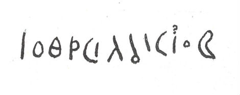 inscription of siglum SIJ 397