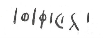 inscription of siglum SIJ 399