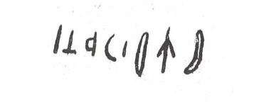 inscription of siglum SIJ 401