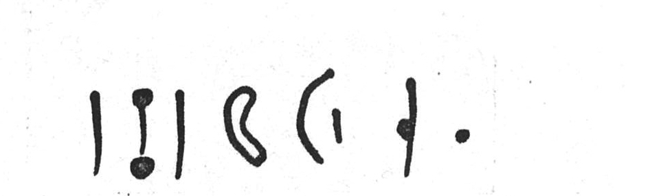 inscription of siglum SIJ 402