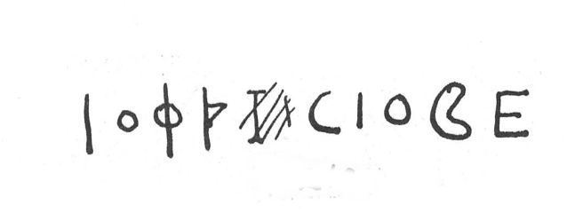 inscription of siglum SIJ 422