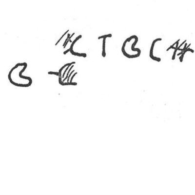 inscription of siglum SIJ 443