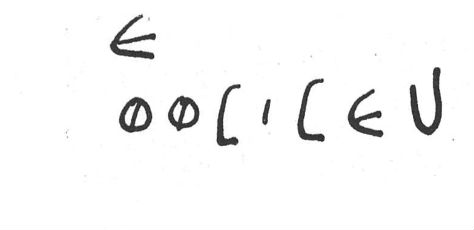 inscription of siglum SIJ 457