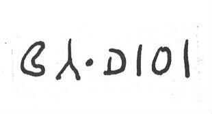 inscription of siglum SIJ 478