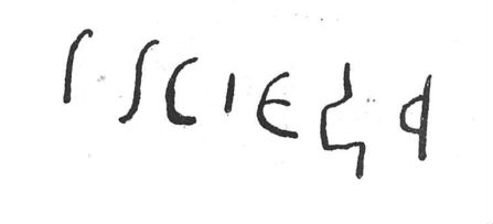 inscription of siglum SIJ 508