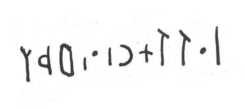 inscription of siglum SIJ 522