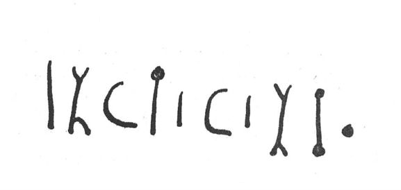 inscription of siglum SIJ 568