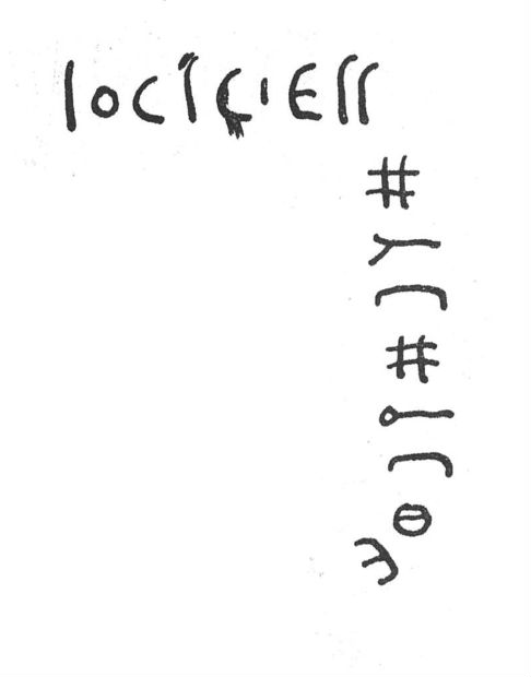 inscription of siglum SIJ 580