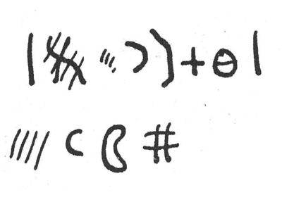 inscription of siglum SIJ 581