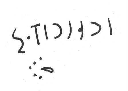 inscription of siglum SIJ 587
