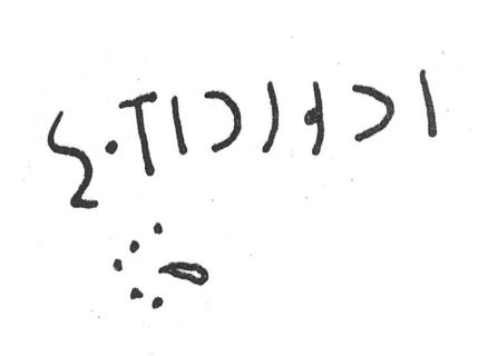 inscription of siglum SIJ 587