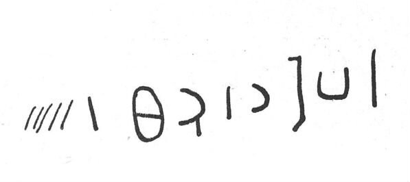 inscription of siglum SIJ 589