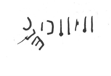 inscription of siglum SIJ 595