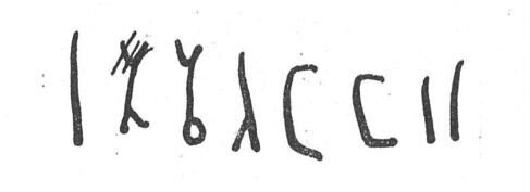 inscription of siglum SIJ 631