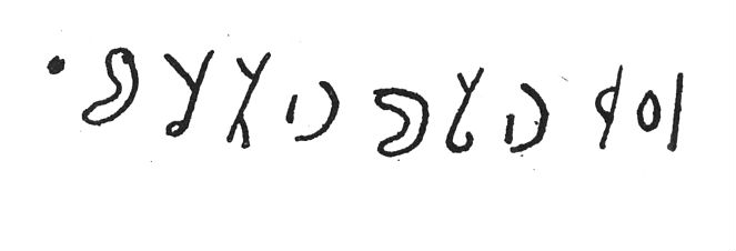 inscription of siglum SIJ 68