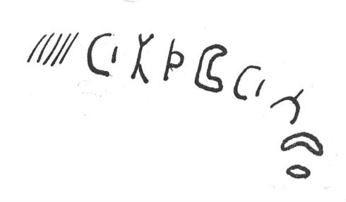 inscription of siglum SIJ 792