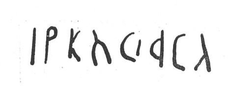 inscription of siglum SIJ 797