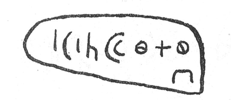 inscription of siglum SIJ 842