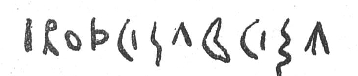 inscription of siglum SIJ 845