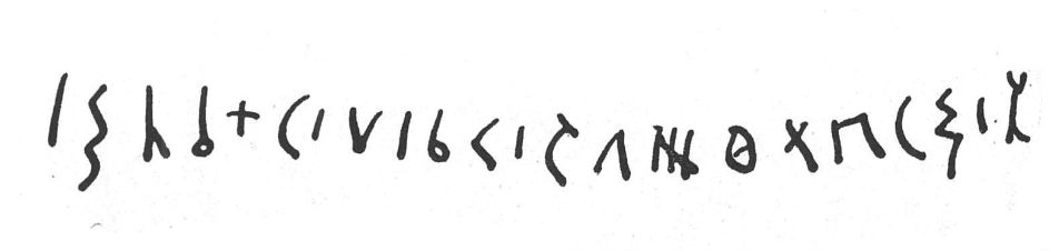 inscription of siglum SIJ 854