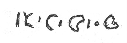 inscription of siglum SIJ 957