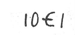 inscription of siglum SIJ 960