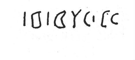 inscription of siglum SIJ 971