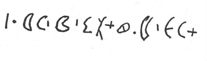 inscription of siglum SIJ 975