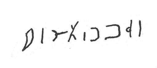 inscription of siglum SIJ 977