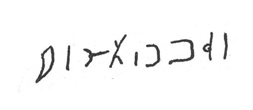 inscription of siglum SIJ 977