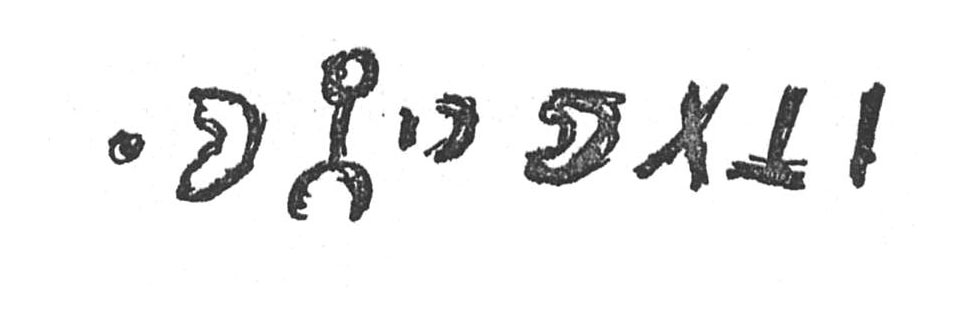 inscription of siglum SIJ 980