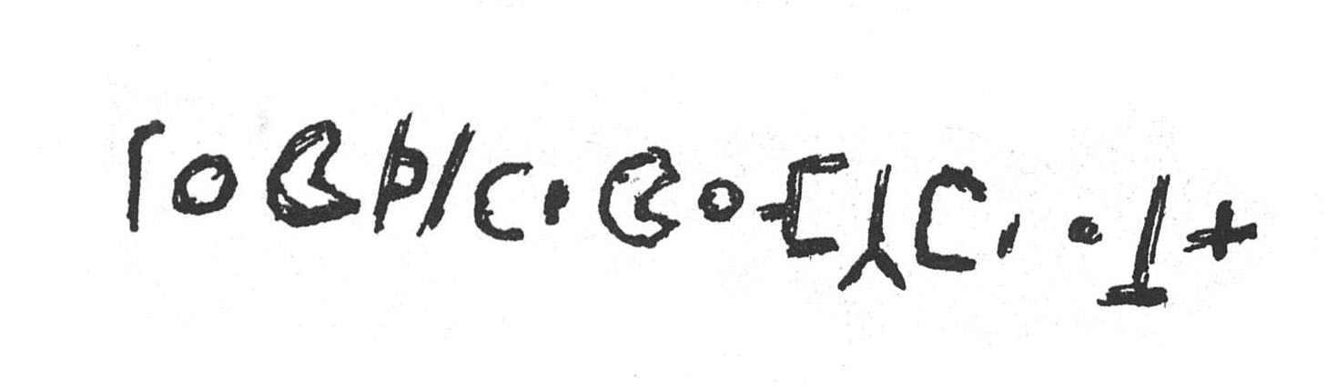 inscription of siglum SIJ 986