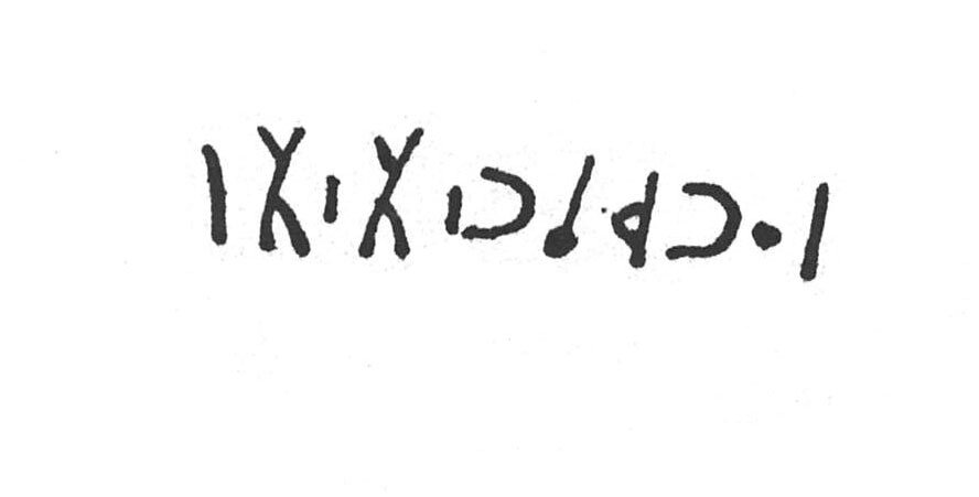 inscription of siglum SIJ 991