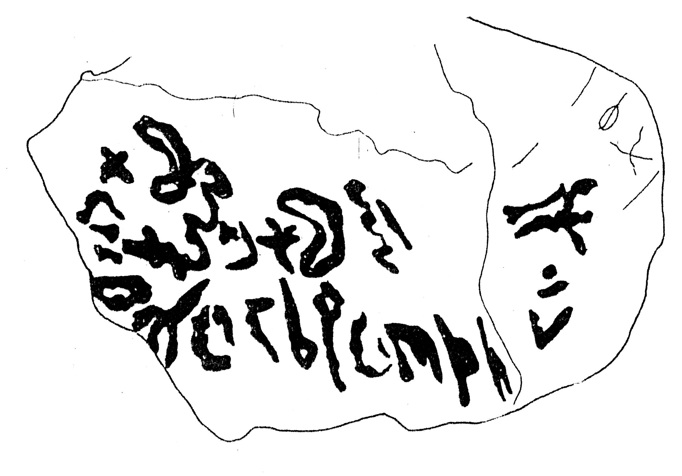 inscription of siglum SSWS 163