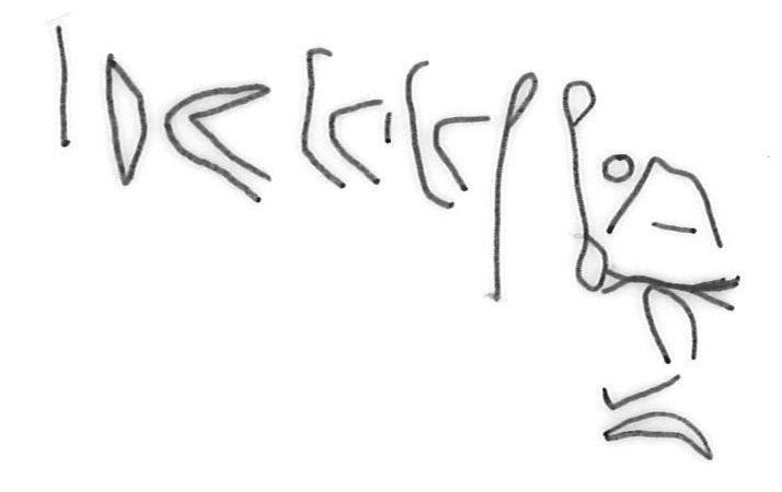 inscription of siglum SSWS 210