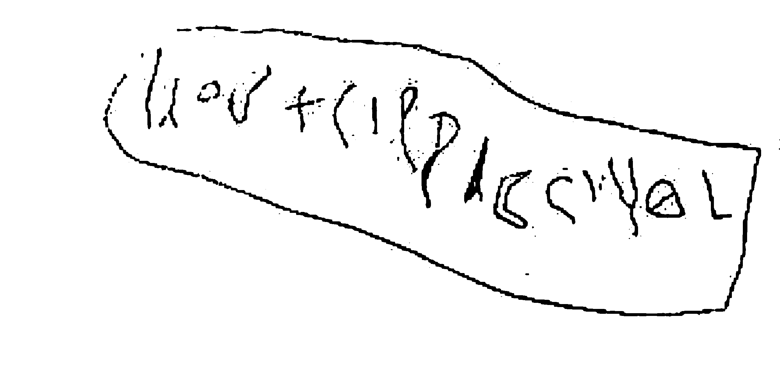 inscription of siglum SSWS 222